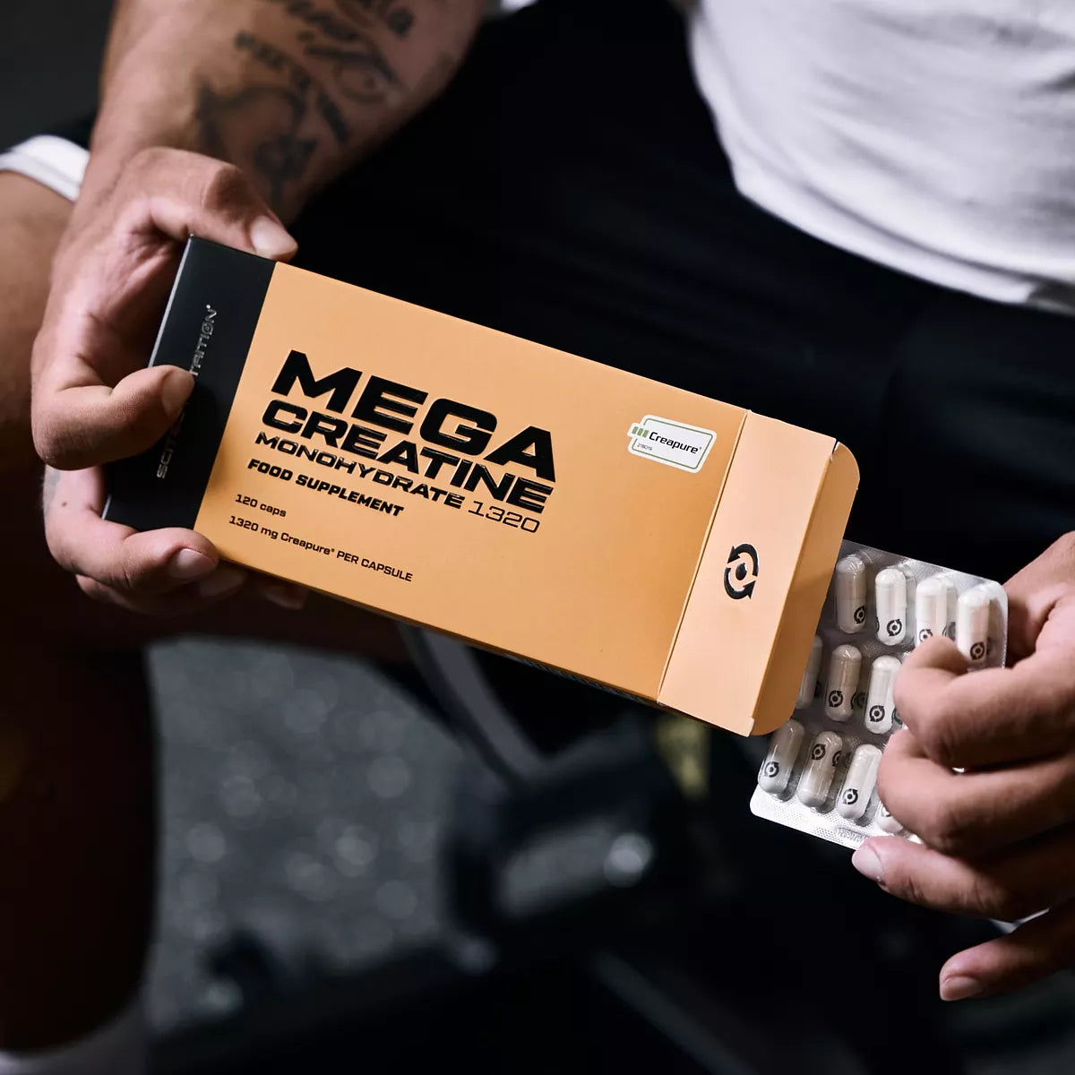Scitec Nutrition Mega Creatine Monohydrate 1320 – 120 Caps | Strength & Power