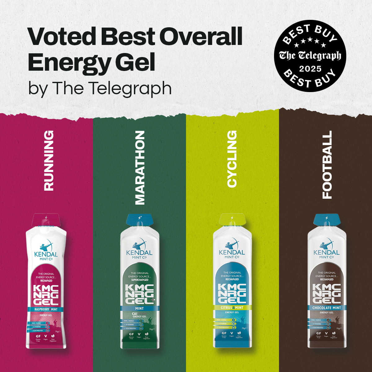 KMC NRG GEL Mixed Flavour Energy Gel Bundles (Save up to 40%)-1