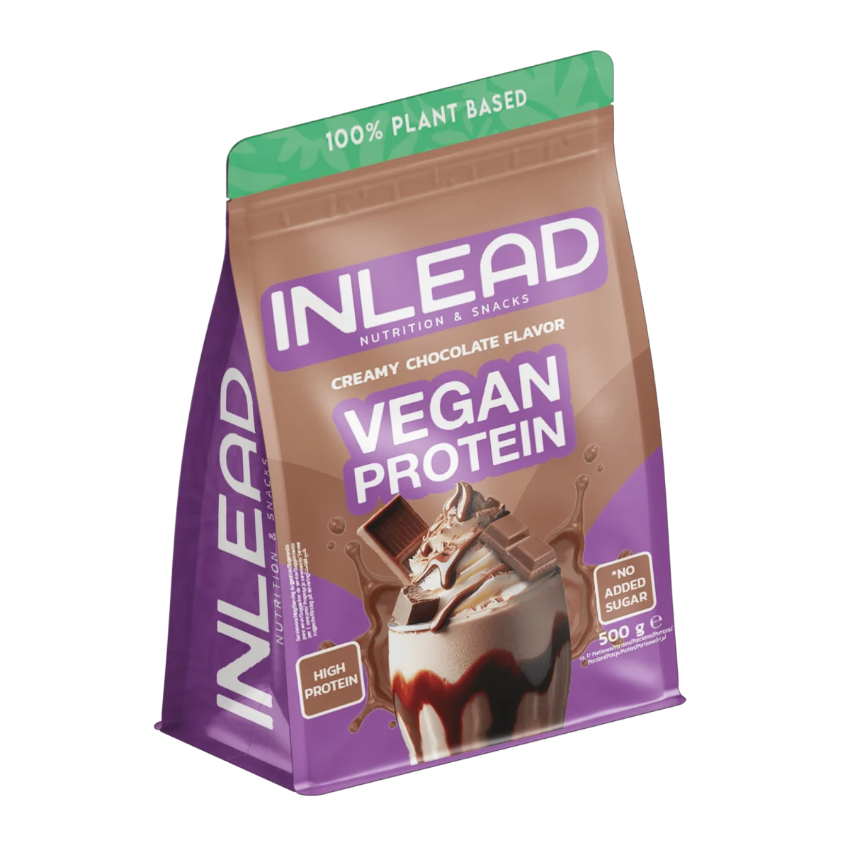 Inlead Vegan Protein 500g – Plant-Based Protein Powder