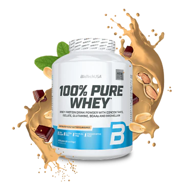 BioTechUSA 100% Pure Whey Protein Powder - 2270g (5 lbs)
