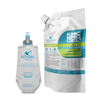 compare product KMC NRG GEL+ Energy Gel Refill Pouch Citrus & Mint Caffeine (10 x 70g Serves)