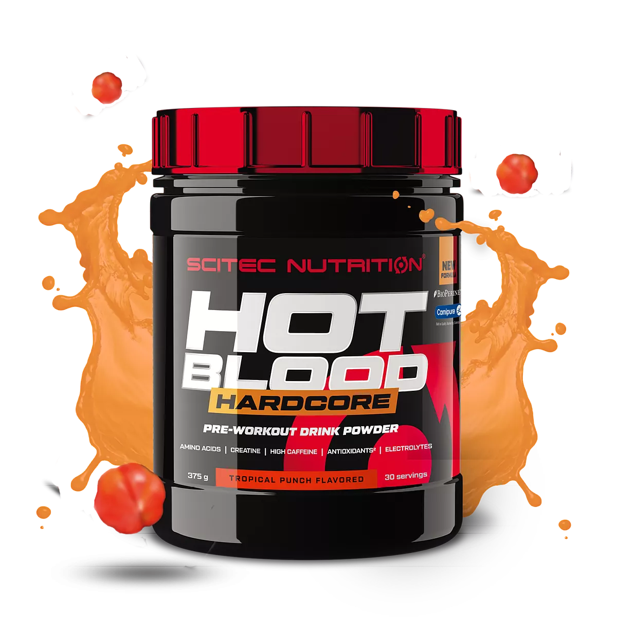 Scitec Nutrition Hot Blood Hardcore 375g – Explosive Pre-Workout