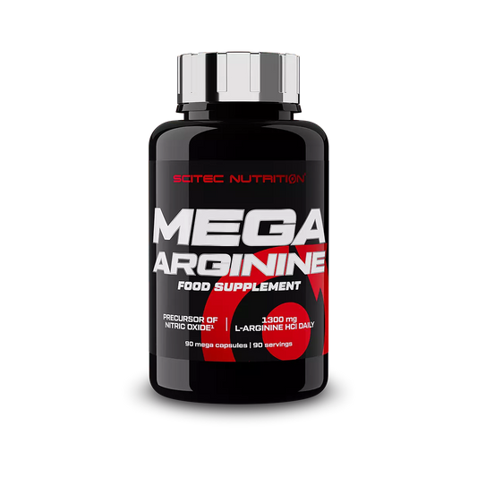 Scitec Nutrition Mega Arginine – 90 Caps | Nitric Oxide & Pump Support