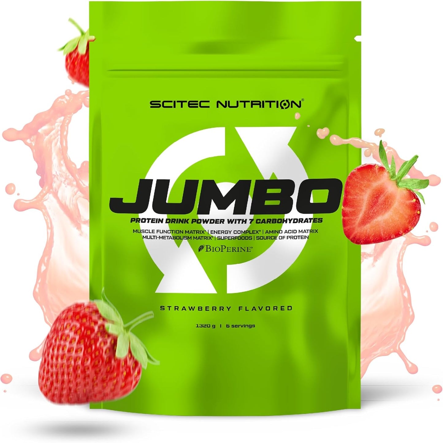 Scitec Nutrition Jumbo 1.32kg – Mass Gainer with Protein & Carbs