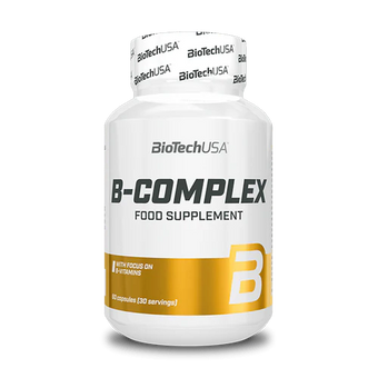 compare product BioTechUSA B-Complex - Complete B Vitamin Blend for Energy