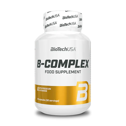 BioTechUSA B-Complex - Complete B Vitamin Blend for Energy