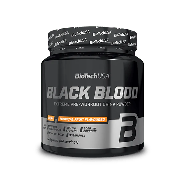 BioTechUSA Black Blood NOX+ - Pre-Workout with Creatine & Caffeine 340g