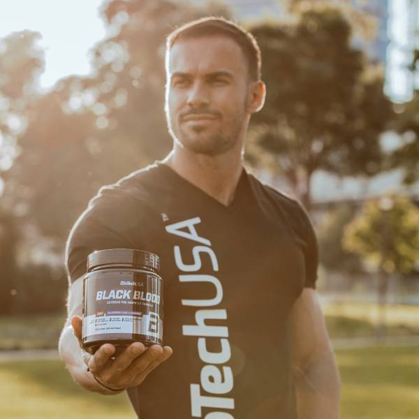BioTechUSA Black Blood CAF+ - High Caffeine Pre-Workout Powder