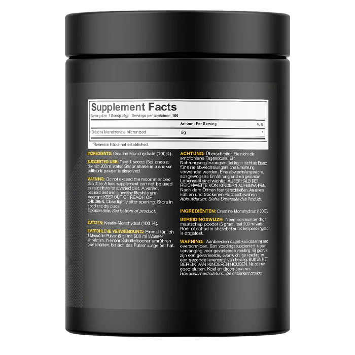 Dedicated Nutrition Creatine Monohydrate – Strength, Power & Recovery