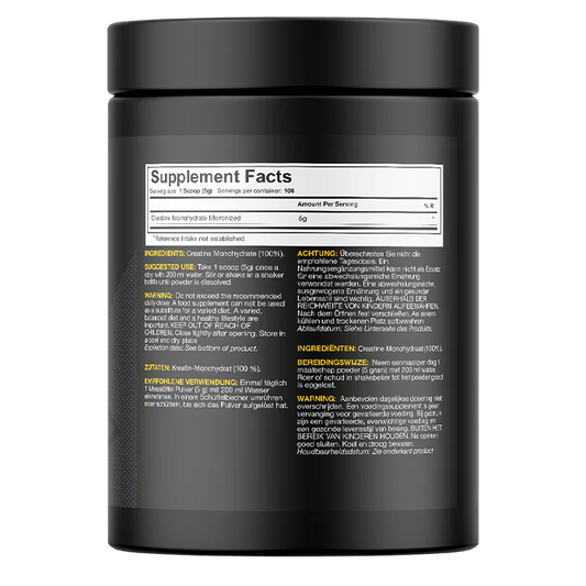 Dedicated Nutrition Creatine Monohydrate – Strength, Power & Recovery