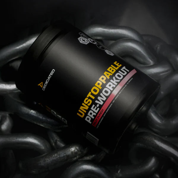 Dedicated Nutrition Unstoppable – High-Stim Pre-Workout | Energy, Focus & Pump