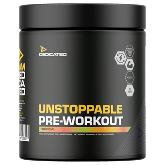 compare product Dedicated Nutrition Unstoppable – High-Stim Pre-Workout | Energy, Focus & Pump