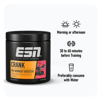 ESN Crank Pre-Workout: The Ultimate All-in-One Booster