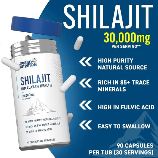 Applied Nutrition Shilajit Capsules - Pure Himalayan with Fulvic Acid