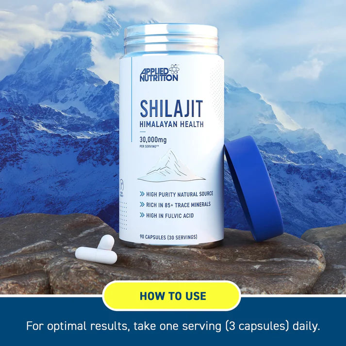Applied Nutrition Shilajit Capsules - Pure Himalayan with Fulvic Acid