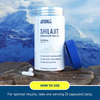 Applied Nutrition Shilajit Capsules - Pure Himalayan with Fulvic Acid