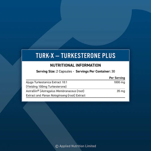 Applied Nutrition Turk-X Turkesterone Plus Capsules - Muscle & Strength