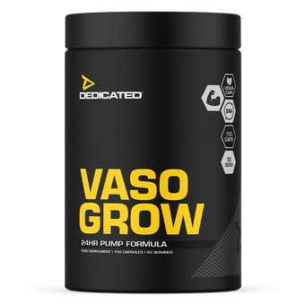 compare product Dedicated Nutrition Vaso Grow – Pump & Nitric Oxide Booster