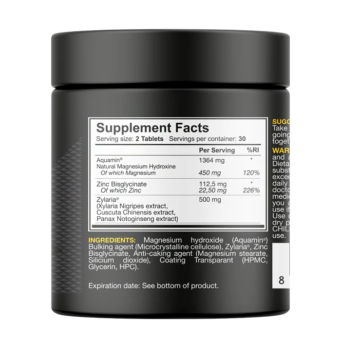 Dedicated Nutrition ZM-Z – Zinc, Magnesium & Vitamin B6 | Recovery & Testosterone Support