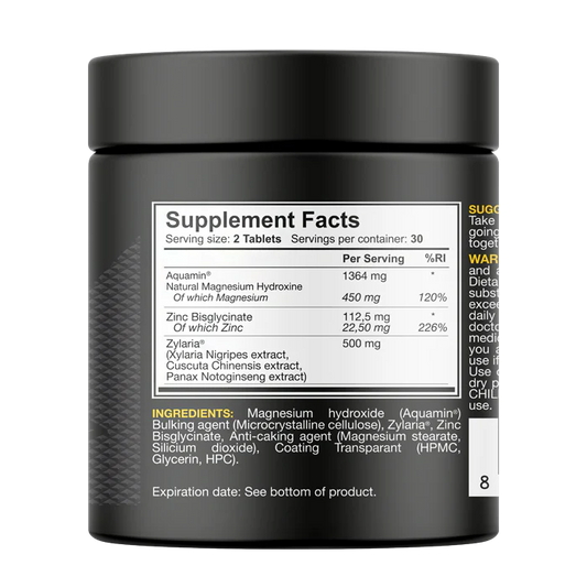 Dedicated Nutrition ZM-Z – Zinc, Magnesium & Vitamin B6 | Recovery & Testosterone Support