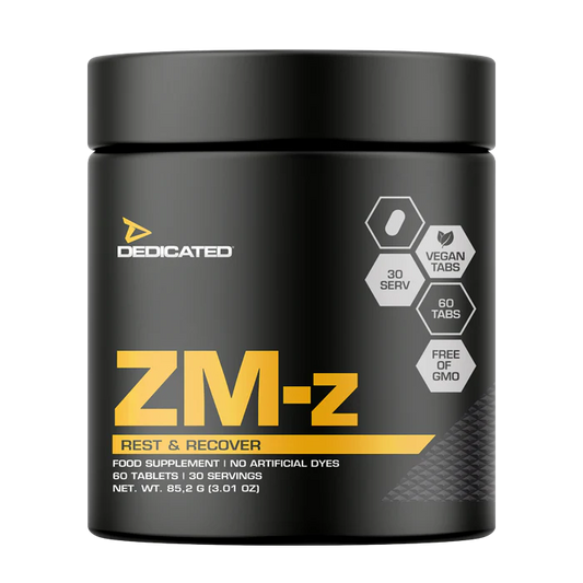 Dedicated Nutrition ZM-Z – Zinc, Magnesium & Vitamin B6 | Recovery & Testosterone Support