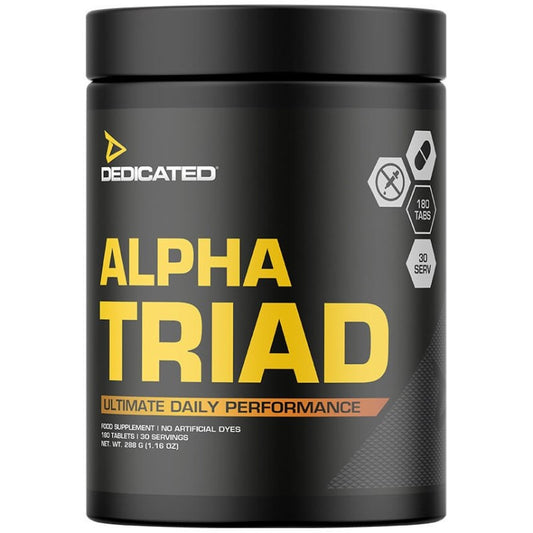 Dedicated Nutrition Alpha Triad – Testosterone & Male Vitality Support