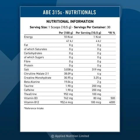 Applied Nutrition ABE Ultimate Pre-Workout Powder - 30 Servings