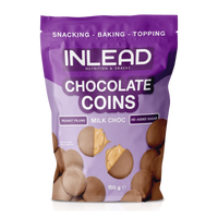 Inlead Chocolate Coins 150g – No Added Sugar Filled Chocolate
