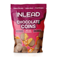 Inlead Chocolate Coins 150g – No Added Sugar Filled Chocolate