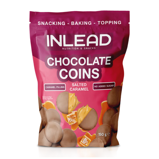 Inlead Chocolate Coins 150g – No Added Sugar Filled Chocolate