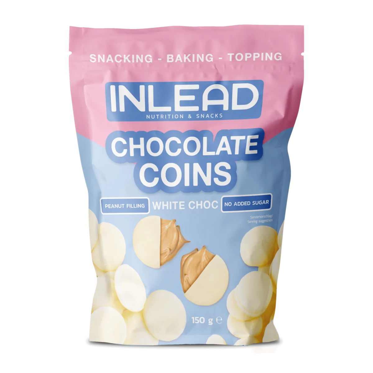 Inlead Chocolate Coins 150g – No Added Sugar Filled Chocolate