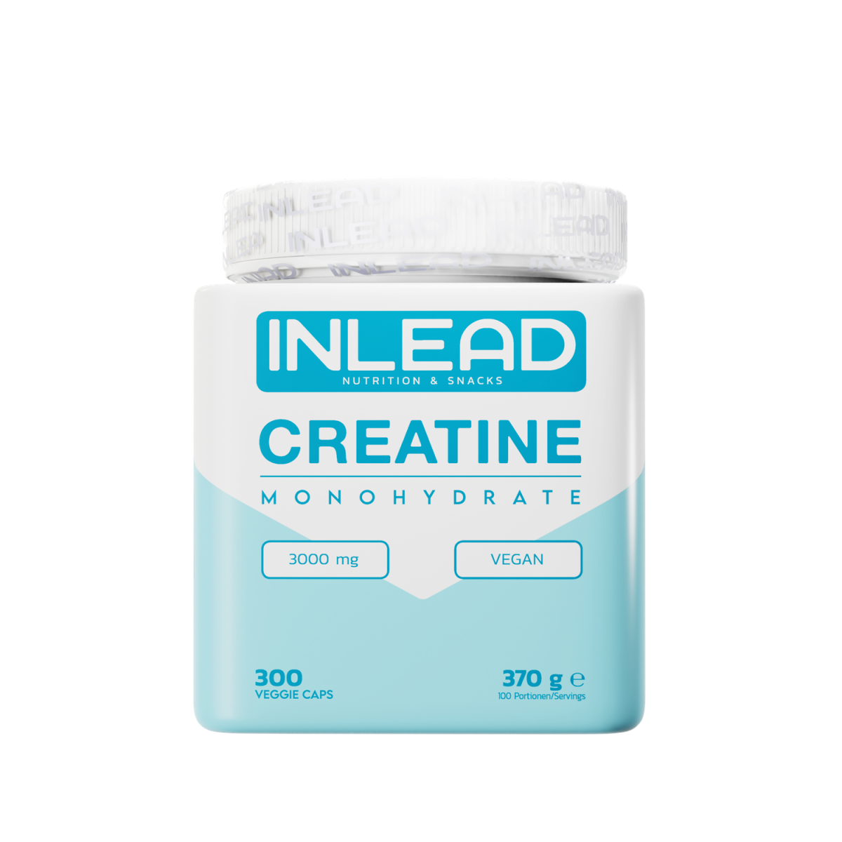 Inlead Creatine 300 Caps – 3000mg Creatine Monohydrate | Strength & Muscle Performance