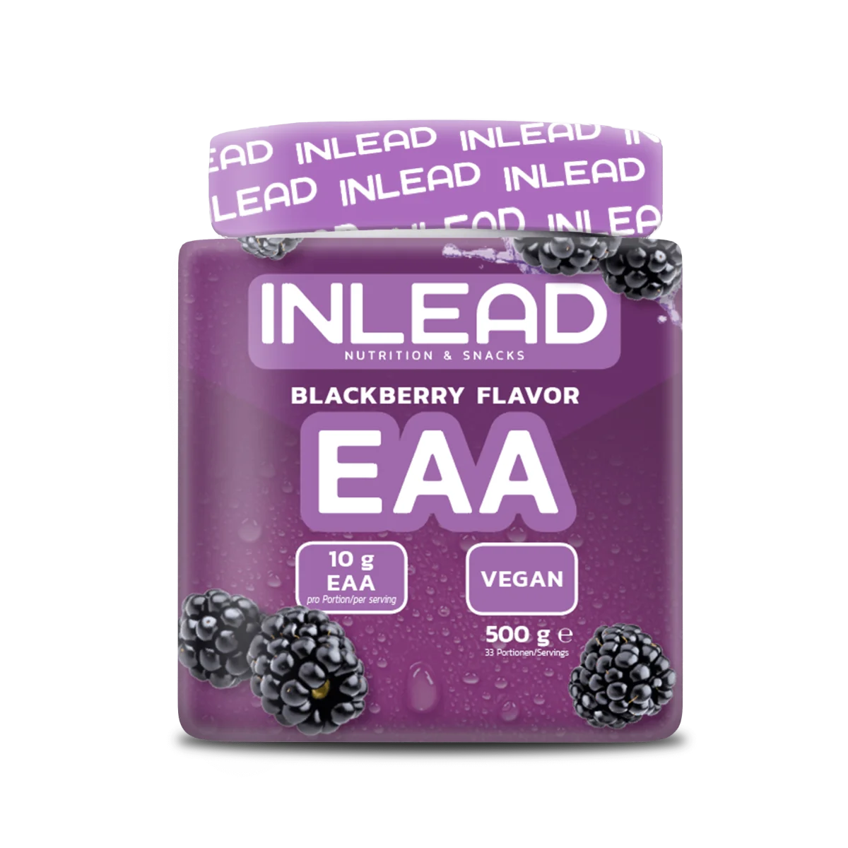 Inlead EAA 500g – Vegan Essential Amino Acids for Recovery & Performance
