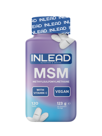 compare product Inlead MSM + Vitamin C – 120 Tabs | Joint, Skin & Recovery Support