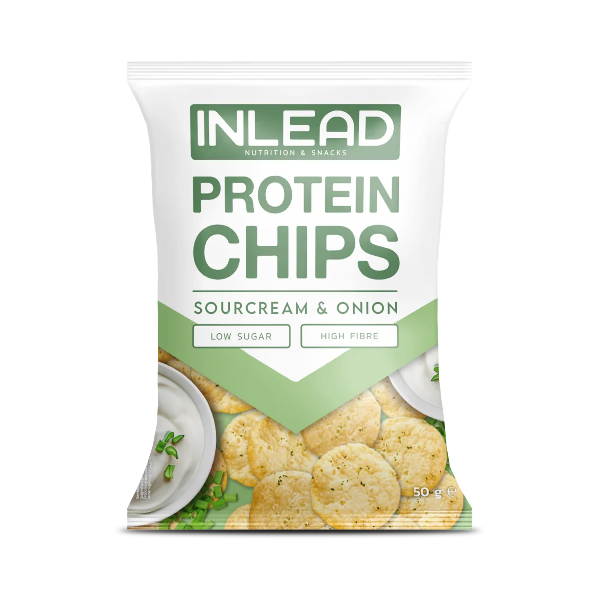 Inlead Protein Chips 6x50g – High-Protein Crunchy Snack