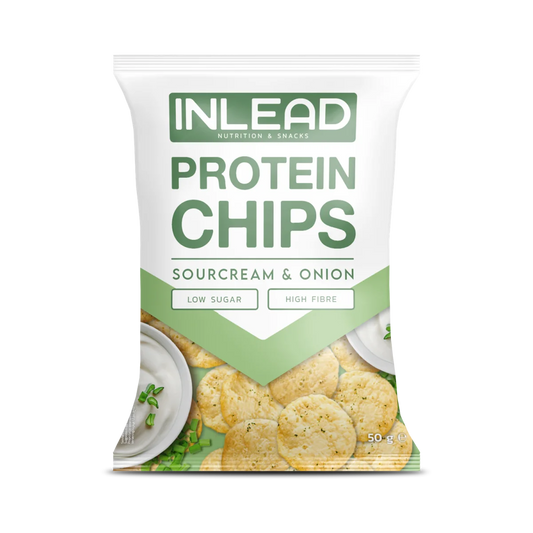 Inlead Protein Chips 6x50g – High-Protein Crunchy Snack