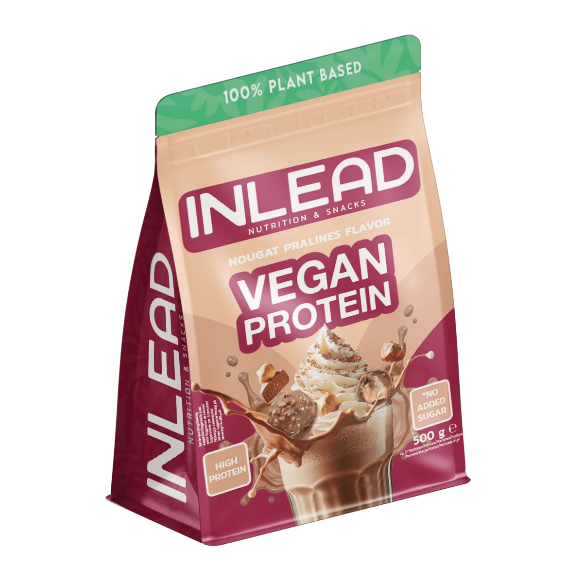 Inlead Vegan Protein 500g – Plant-Based Protein Powder
