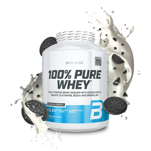 BioTechUSA 100% Pure Whey Protein Powder - 2270g (5 lbs)
