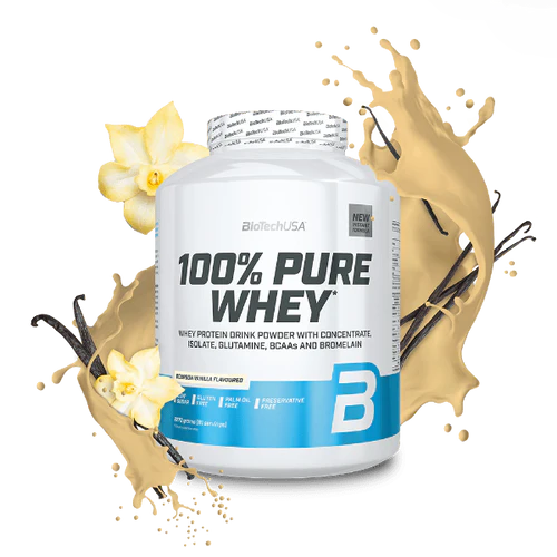 BioTechUSA 100% Pure Whey Protein Powder - 2270g (5 lbs)