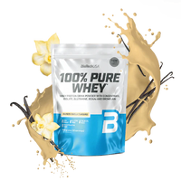 BioTechUSA 100% Pure Whey Protein Powder - 454g (1 lb) Trial Size