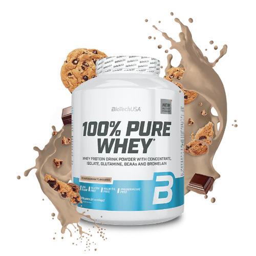 BioTechUSA 100% Pure Whey Protein Powder - 2270g (5 lbs)