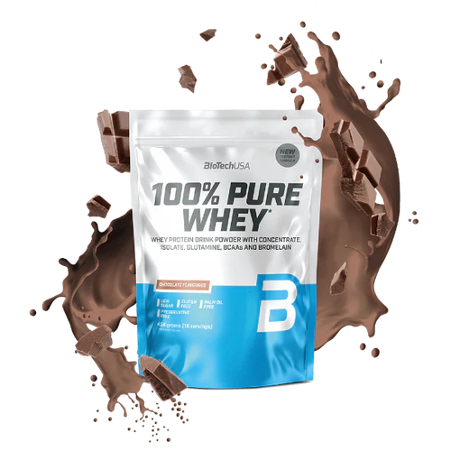 BioTechUSA 100% Pure Whey Protein Powder - 454g (1 lb) Trial Size