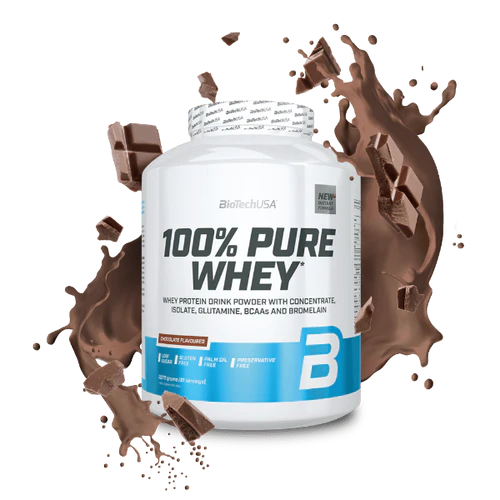 BioTechUSA 100% Pure Whey Protein Powder - 2270g (5 lbs)
