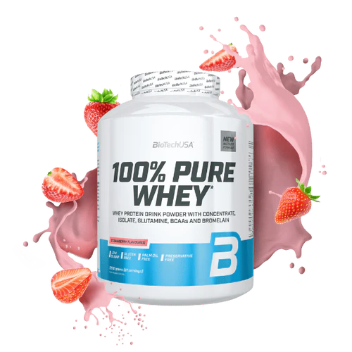 BioTechUSA 100% Pure Whey Protein Powder - 2270g (5 lbs)