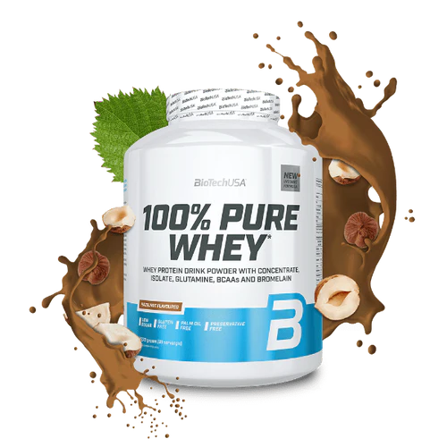 BioTechUSA 100% Pure Whey Protein Powder - 2270g (5 lbs)