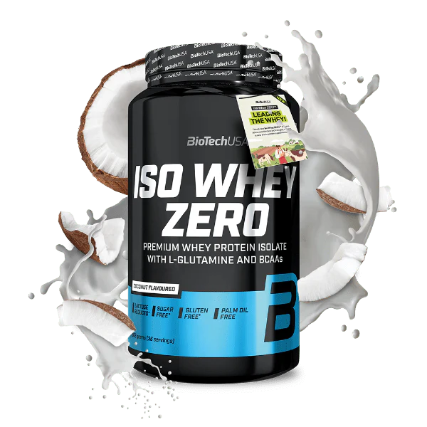 BioTechUSA Iso Whey Zero Protein - Sugar-Free & Lactose-Free | 908g