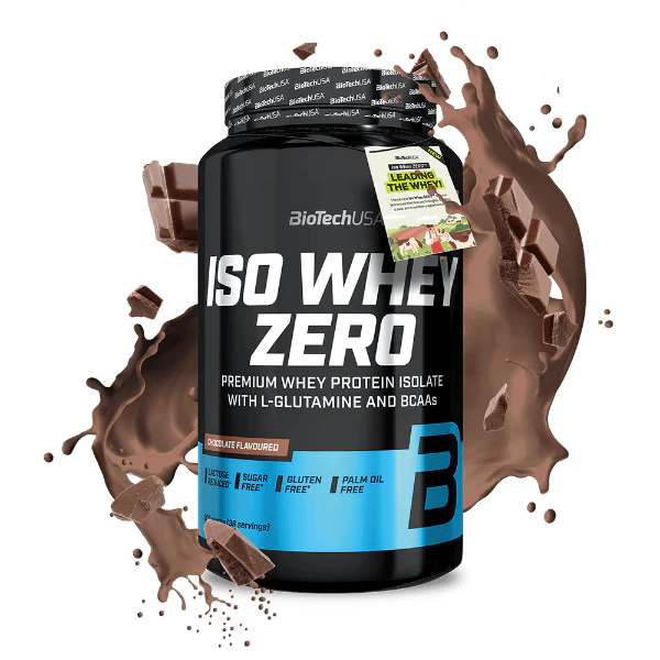 BioTechUSA Iso Whey Zero Protein - Sugar-Free & Lactose-Free | 908g