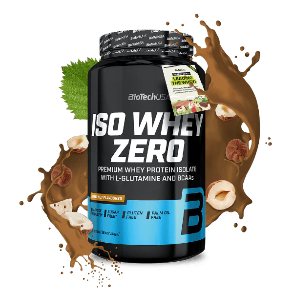 BioTechUSA Iso Whey Zero Protein - Sugar-Free & Lactose-Free | 908g